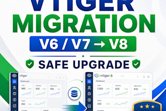 upgrade and migrate your vtiger CRM to vtiger 8 safely