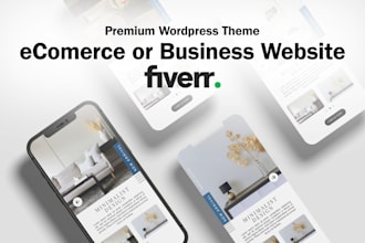 develop a premium wordpress business website