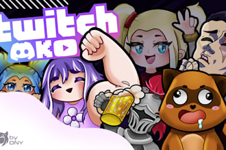 make custom static or animated twitch emotes, sub badges