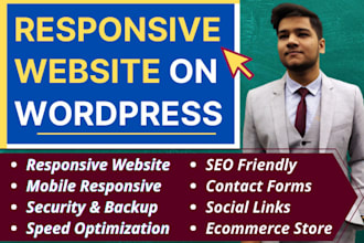 design responsive and creative wordpress website