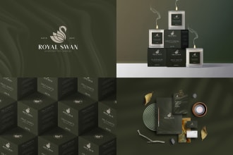 create a minimalistic elegant logo and full brand guidelines