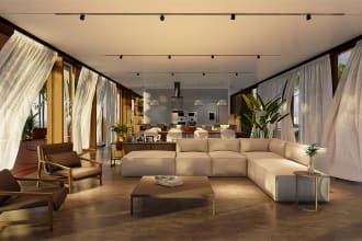 do photo realistic interior design in sketchup