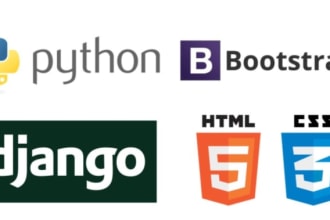 fix and develop website using python programming and django
