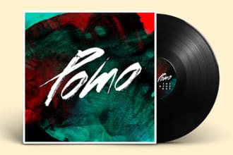 design a modern album cover or single cover artwork