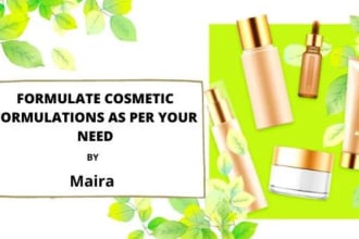 formulate cosmetics or skincare formulation