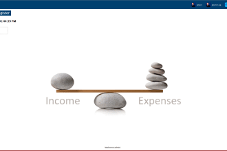 do sell income and expense register in access database app