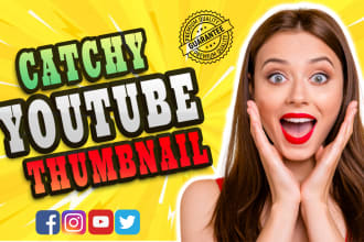 design catchy youtube thumbnails