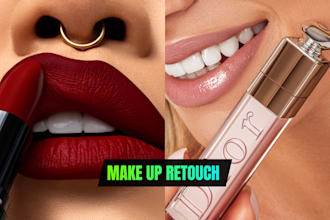 do premium retouch include digital makeup, skin, face, hair and teeth editing