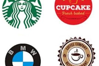 create unique emblem logo for you