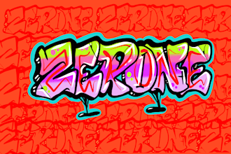 draw bubble graffiti style with hand drawn