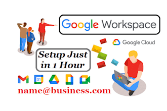 setup google workspace, formal g suite in 1 hour