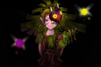 draw fan art you like