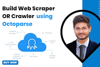 build web scraper or crawler with octoparse