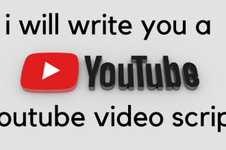 write costumizable scripts for your youtube videos