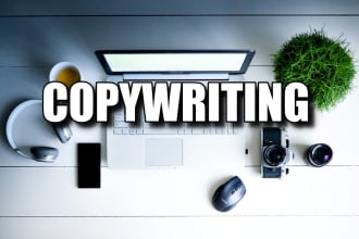 write high quality copywriting content for you, no ai