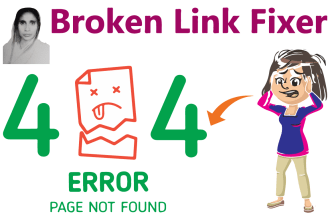fix 404 errors, htaccess 301 redirect, broken links on any site