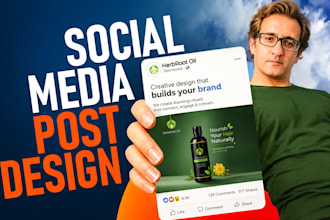 design professional social media posts for your business