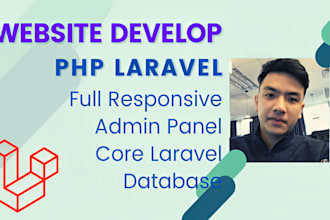 fix bugs or develop website using php mysql laravel