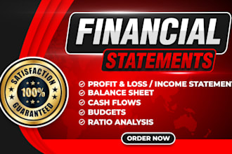 prepare financial statements, profit and loss, balance sheet, income statement