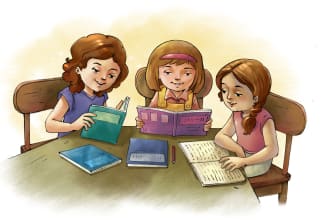 do children book illustrations, comic illustrations