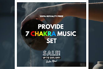 provide 7 chakra music set
