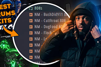 create custom drum kits, sound packs, and sample packs for trap, rap beats