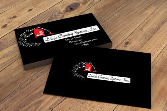 create unique professional modern creative minimal business 2 side visiting card