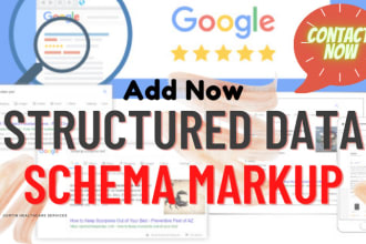 add schema markup, rich snippet for the search result page
