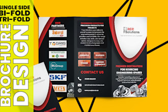 do a professional business brochure design, trifold brochure design