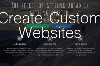 develop a custom wordpress website
