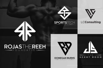 design eye catching, fitness, gym, and monogram logo design