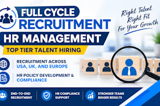 recruit top tier talent and manage your HR operations