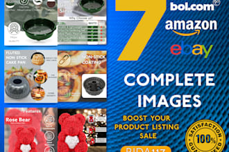 create infographic designs for amazon ebay or bol
