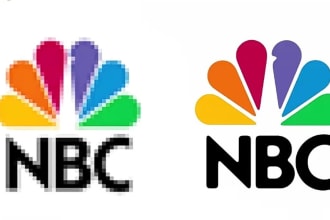 redesign, recreate logo and any graphics in high pixels