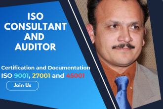 provide iso 9001, 14001, 18001, 22000 and 27001 documentation