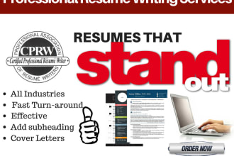 help you get your dream job via expert resume, cover letter, and linkedin revamp