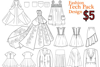 create a fashion techpack