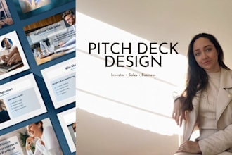 design a branded pitch deck and presentation