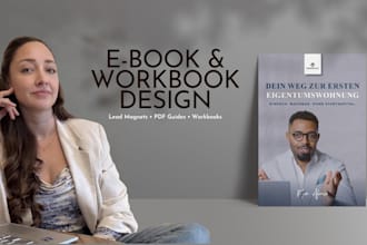 design a professional ebook, workbook or lead magnet