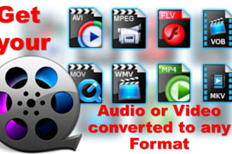 convert audio video mp4 mov avi mp3 to any format