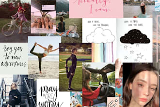 create a vision board to make your dreams come to life