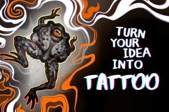 turn your idea into custom tattoo design