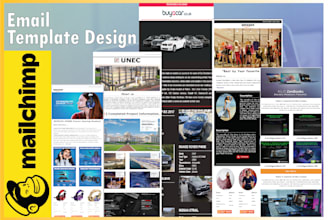 responsive email template design by mailchimp