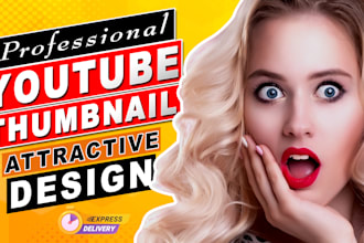 design youtube thumbnail, facebook  cover, and banner