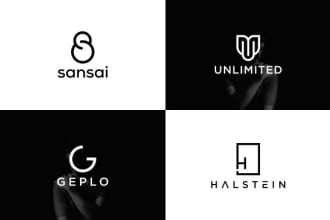 design clever initial letter logo