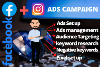 create and manage your facebook and instagram ads campaign