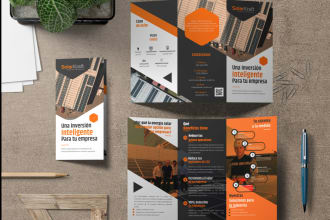 trifold adapted to the needs of your company or project