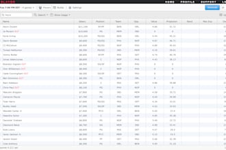 create you a daily fantasy sports lineup optimizer web app