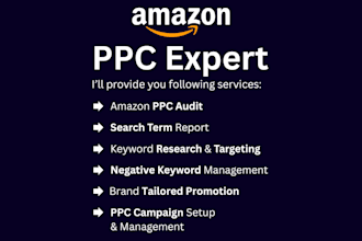 manage amazon PPC campaigns, amazon ads, and sponsored ads to boost your sales