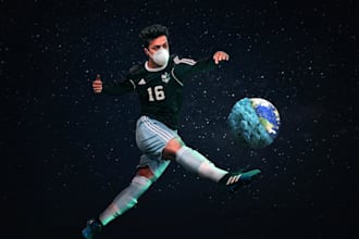 create an attractive and colorful photo manipulation